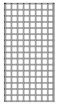 Chrome Gridwall Panel