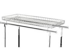 Wire Basket for Double Bar Rack (2x5ft)