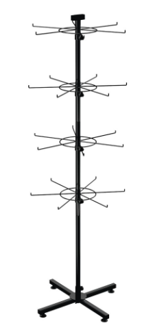 4-Tier 8-Hook Spinner Rack (4.5ft)
