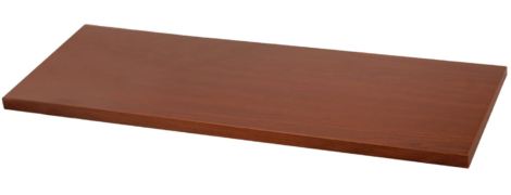 12″x 48″ Melamine Wood Shelf (Walnut)