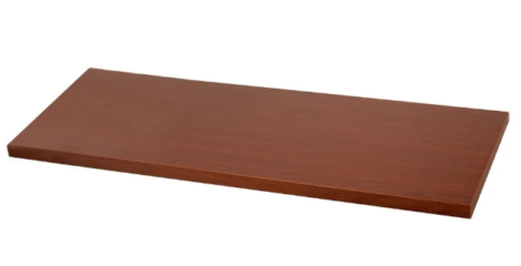 10″x48″ Melamine Wood Shelf (Walnut)