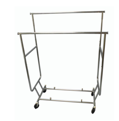 Double Bar Collapsible Rolling Rack