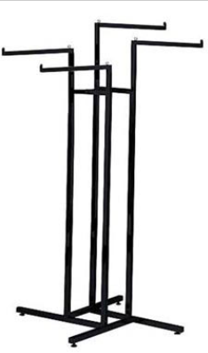 4-Way Straight Arm Rack (Black)