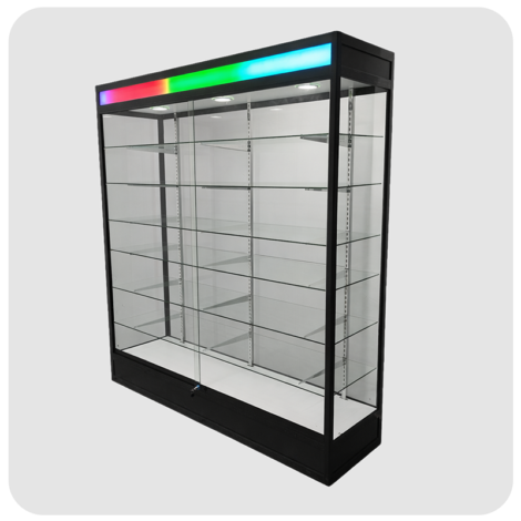Extra Vision Wallcase with LED Bar on Top