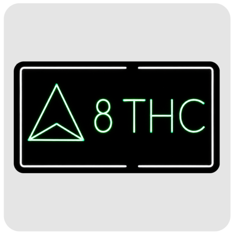 8 THC Graphic LED Sign