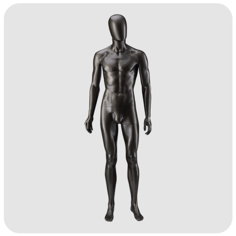 Black Full Body Mannequin