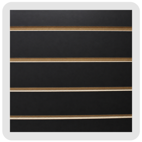 Black Slatwall Pannel