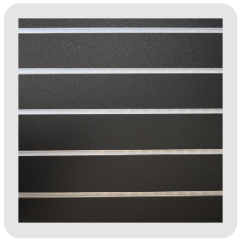 Slatwall Pannel with Aluminum Insert