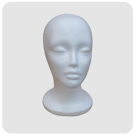 Styrofoam Head Mannequin
