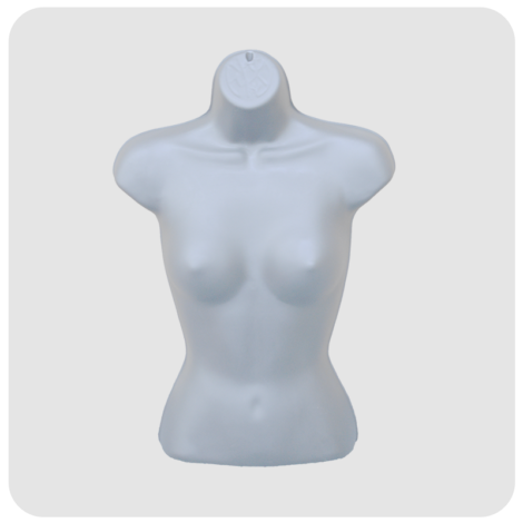 White Female Torso Mannequin