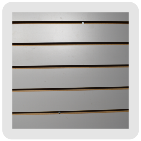 Gray Slatwall Pannel