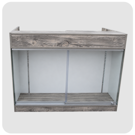 Ledge Counter with Display in Front