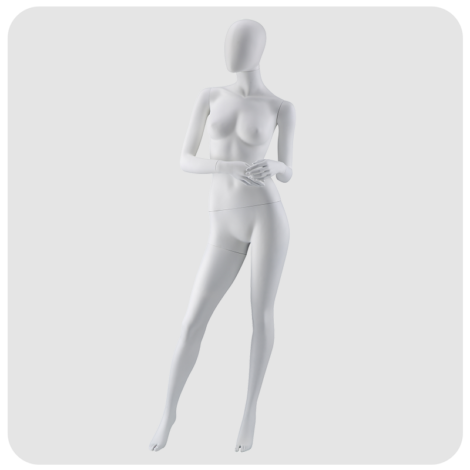 White Full Body Mannequin