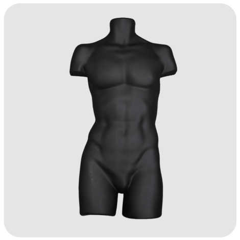 Black Extended Male Torso
