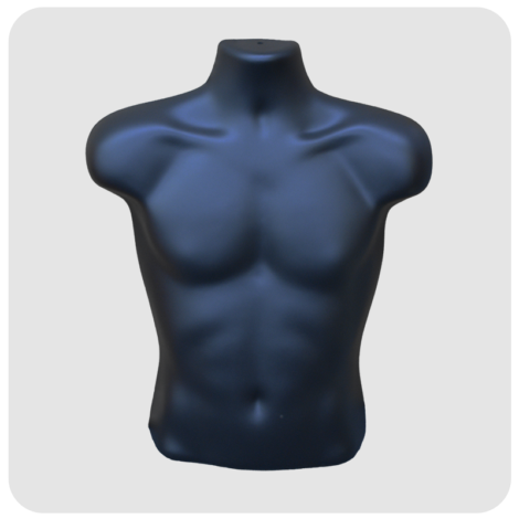 Black Male Torso Mannequin