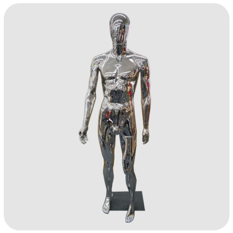 Silver Full Body Mannequin