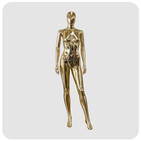 Gold Full Body Mannequin