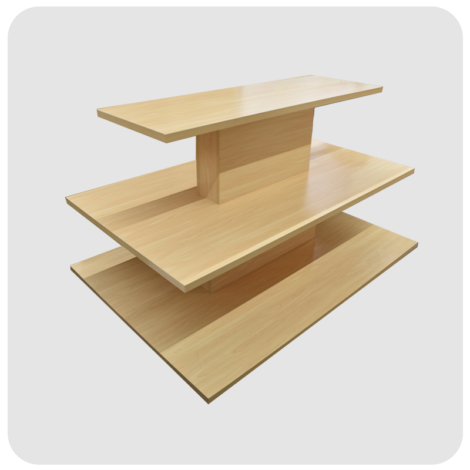 3 Tier Rectangular Display Table