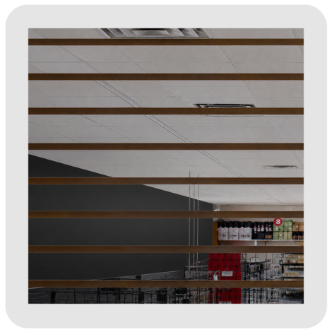 Mirror Slatwall Pannel