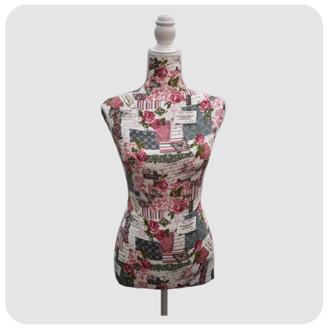 Vintage Style Adult Dress Form Mannequin