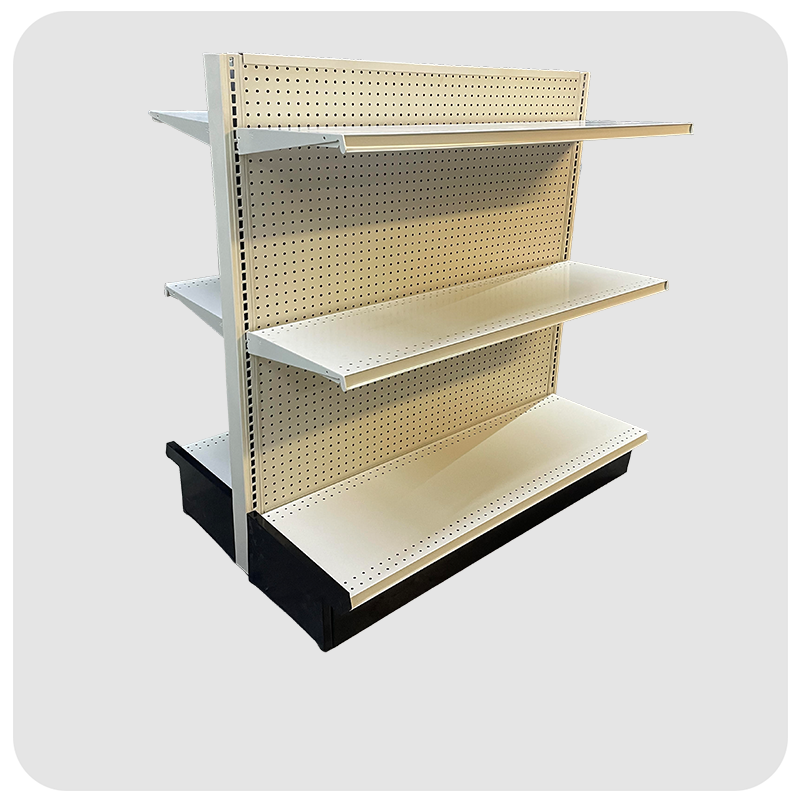 Double Sided Gondola Shelving
